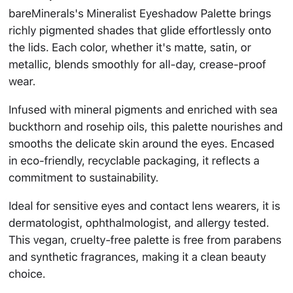 bareMinerals Mineralist eyeshadow - Picture 6 of 6